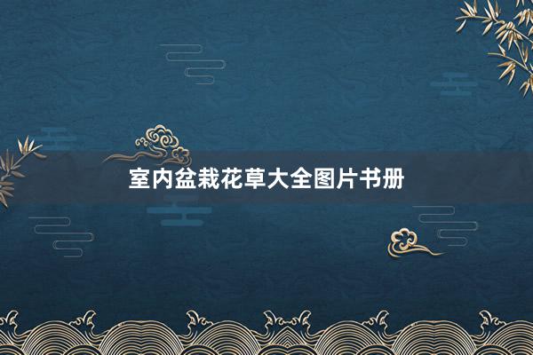 室内盆栽花草大全图片书册